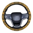Alohawaii Accessory - Polynesian Kakau Turtle Old Hawaii Steering Wheel Cover with Elastic Edge