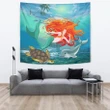 Mermaid And Animal Tapestry - AH - J1 - Alohawaii