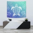 Turtle Blur Background Tapestry - Alohawaii