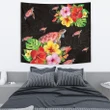Hibiscus Plumeria Turtle Tapestry - AH - J1 - Alohawaii