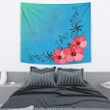 Hibiscus Flower Red Tapestry - AH - J1 - Alohawaii