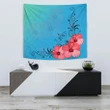 Hibiscus Flower Red Tapestry - AH - J1 - Alohawaii