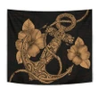 Alohawaii Tapestry - Anchor Gold Poly Tribal Tapestry