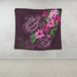 Alohawaii Home Set - Hawaii Turtle Hibiscus Pink Simple Tapestry - AH - J4C