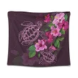 Alohawaii Tapestry - Hawaii Turtle Hibiscus Pink Simple Tapestry
