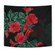 Alohawaii Tapestry - Hibiscus Red Flower Tapestry