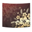 Alohawaii Tapestry - Hibiscus Golden Royal Tapestry