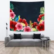 Forest Hibiscus Tapestry - AH - J1 - Alohawaii