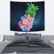Pineapple Hibiscus Pattern Tapestry - AH - J1 - Alohawaii