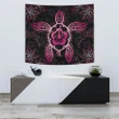 Turtle Hibiscus Pink Tapestry - AH - J1 - Alohawaii