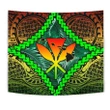 Alohawaii Tapestry - Hawaii Kanaka Kakau Tropical Polynesian Tapestry