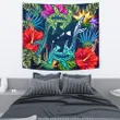 Hawaii Shark Tropical Color Tapestry - AH - J4 - Alohawaii