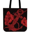 Alohawaii Bag - Anchor Red Poly Tribal Tote Bag - AH - J1