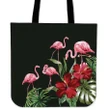 Alohawaii Bag - Hibiscus Flamingo Tote Bag - AH - J1