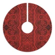 Polynesian Symmetry Red Tree Skirt - AH - J4 - Alohawaii