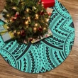 Alohawaii Tree Skrit - Polynesian Tradition Turquoise Tree Skirt