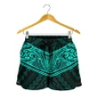 Specialty Polynesian Women's Shorts Turquoise - AH J4 - Alohawaii