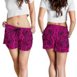 Polynesian Symmetry Pink Women's Short - AH - J11 - Alohawaii
