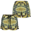 Alohawaii Short - Polynesian Women's Shorts Yellow