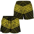 Alohawaii Short - Specialty Polynesian Women's Shorts Yellow