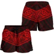 Alohawaii Short - Specialty Polynesian Women's Shorts Red
