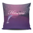 Alohawaii Home Set - Hawaii Dolphin Violet Background Pillow Covers -AH - K5