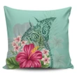 Alohawaii Home Set - Hawaii Manta Ray Tropical Hibiscus Plumeria Pillow Covers