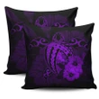 Hawaii Hibiscus Pillow Covers - Harold Turtle - Purple - AH J9 - Alohawaii