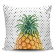 Alohawaii Home Set - Hawaiian Pineapple Polka Dots Background Polynesian Pillow Covers