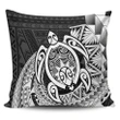 Alohawaii Home Set - Hawaii Polynesian Turtle Pillow Covers - White