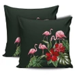 Hibiscus Flamingo Pillow Covers - AH - J1 - Alohawaii