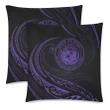 Hawaii Coat Of Arms Pillow Covers - Purple - Frida Style - AH J9 - Alohawaii