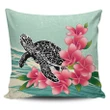 Alohawaii Pillow Cover - Hawaii Turtles With Plumeria Classic Pillow Cover - AH J8 - Alohawaii