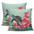 Alohawaii Home Set - Hawaii Turtles With Plumeria Classic Pillow Cover