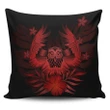 Alohawaii Home Set - Hawaiian Owl Hibiscus Plumeria Polynesian Pillow Covers - Red
