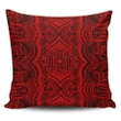 Alohawaii Home Set - Hawaii Pillow Case Polynesian Symmetry Red
