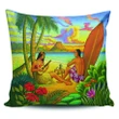 Alohawaii Home Set - Hawaiian Couple Sing A Song On Beach Sunset Pillow Covers