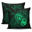 Hawaii Hibiscus Pillow Covers - Harold Turtle - Pastel Green - AH J9 - Alohawaii