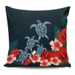 Alohawaii Home Set - Hibiscus And Turtle Skillful Pillow Covers