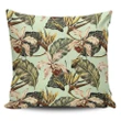 Alohawaii Home Set - Hawaii Pillow Cover Vintage Tropical Jungle Leaves Orchid Bird