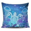 Alohawaii Home Set - Hawaii Turtle Jellyfish Coral Galaxy Pillow Cover