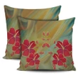 Hibiscus Water Color Pillow Covers - AH - J1 - Alohawaii