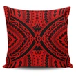 Alohawaii Home Set - Hawaii Pillow Case Polynesian Tradition Red