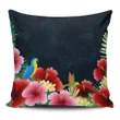 Alohawaii Home Set - Forest Hibiscus Pillow Covers