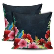 Forest Hibiscus Pillow Covers - AH - J1 - Alohawaii