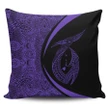 Alohawaii Home Set - Hawaii Fish Hook Polynesian Pillow Covers - Circle Style Purple