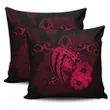 Hawaii Hibiscus Pillow Covers - Harold Turtle - Calico Red - AH J9 - Alohawaii