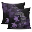 Alohawaii Home Set - Hawaii Turtle Pillow Covers Hibiscus To My Wife Violet AH J1