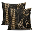 Hawaii Kakau Gold Polynesian Pillow Covers - AH - J1 - Alohawaii