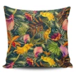 Alohawaii Home Set - Hawaii Pillow Cover Seamless Tropical Flower Plant And Leaf Pattern
